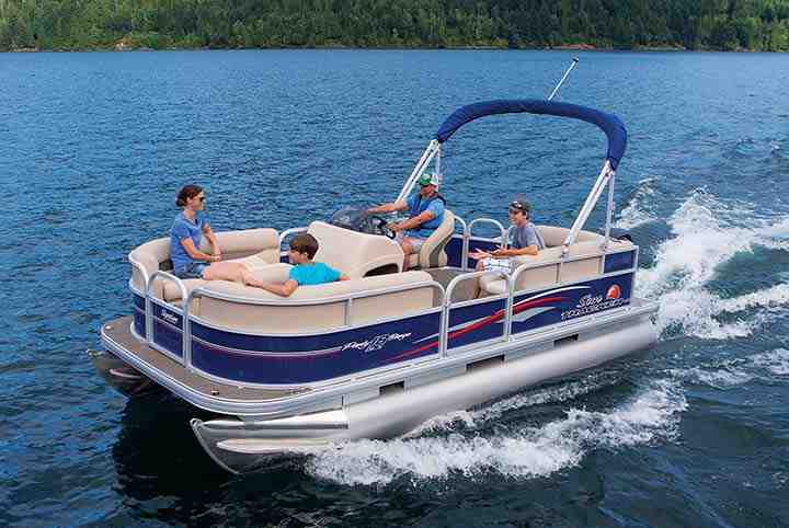 Party Barge 18 DLX Pontoon boat rentals Texas ATHENS Texas  Sun Tracker Marine Party Barge 18 Ft DLX 2017 18 