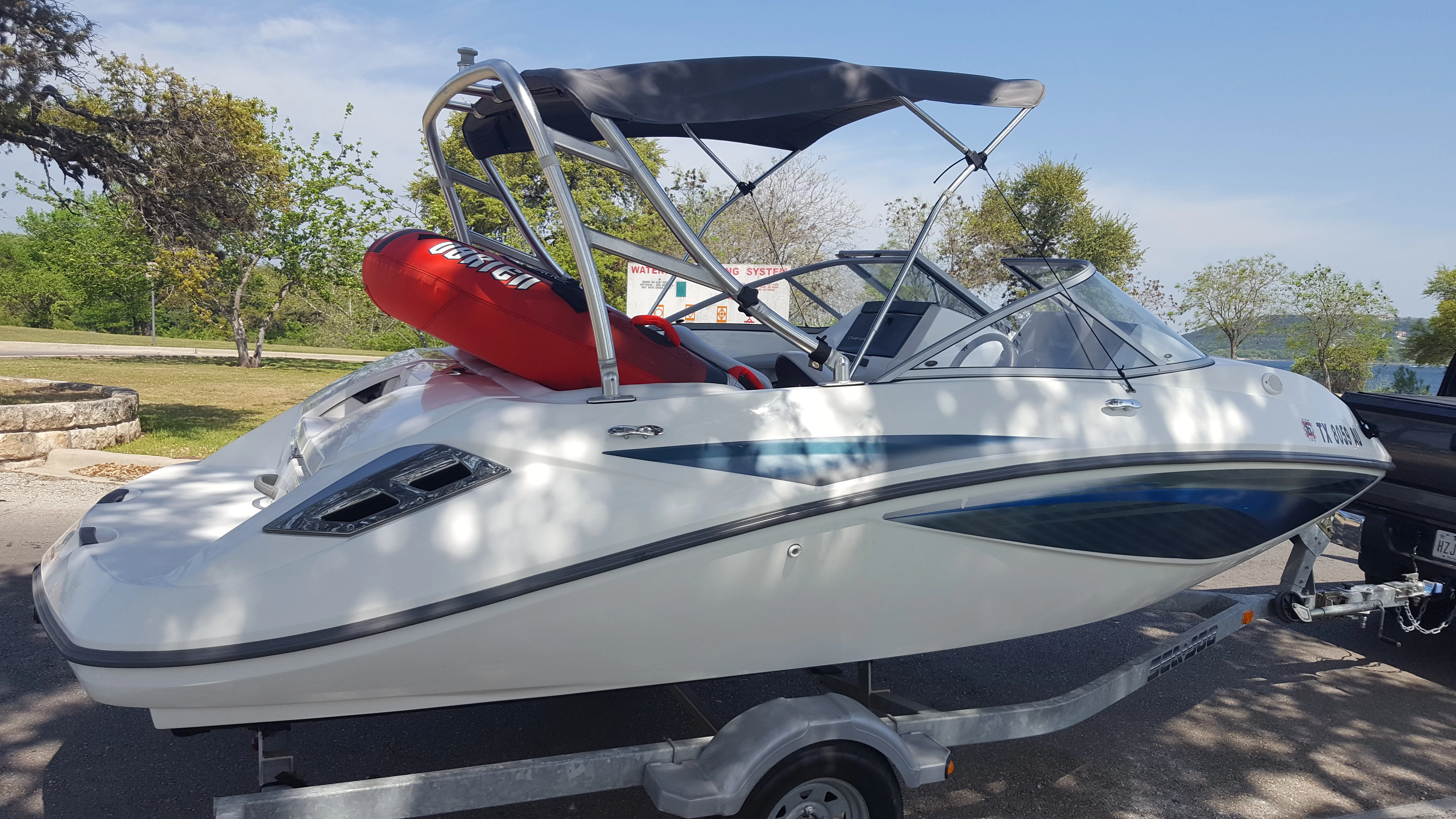 Side boat rentals Texas AUSTIN Texas  Sea Doo Challenger 180 SE Tower 2011 18.5 