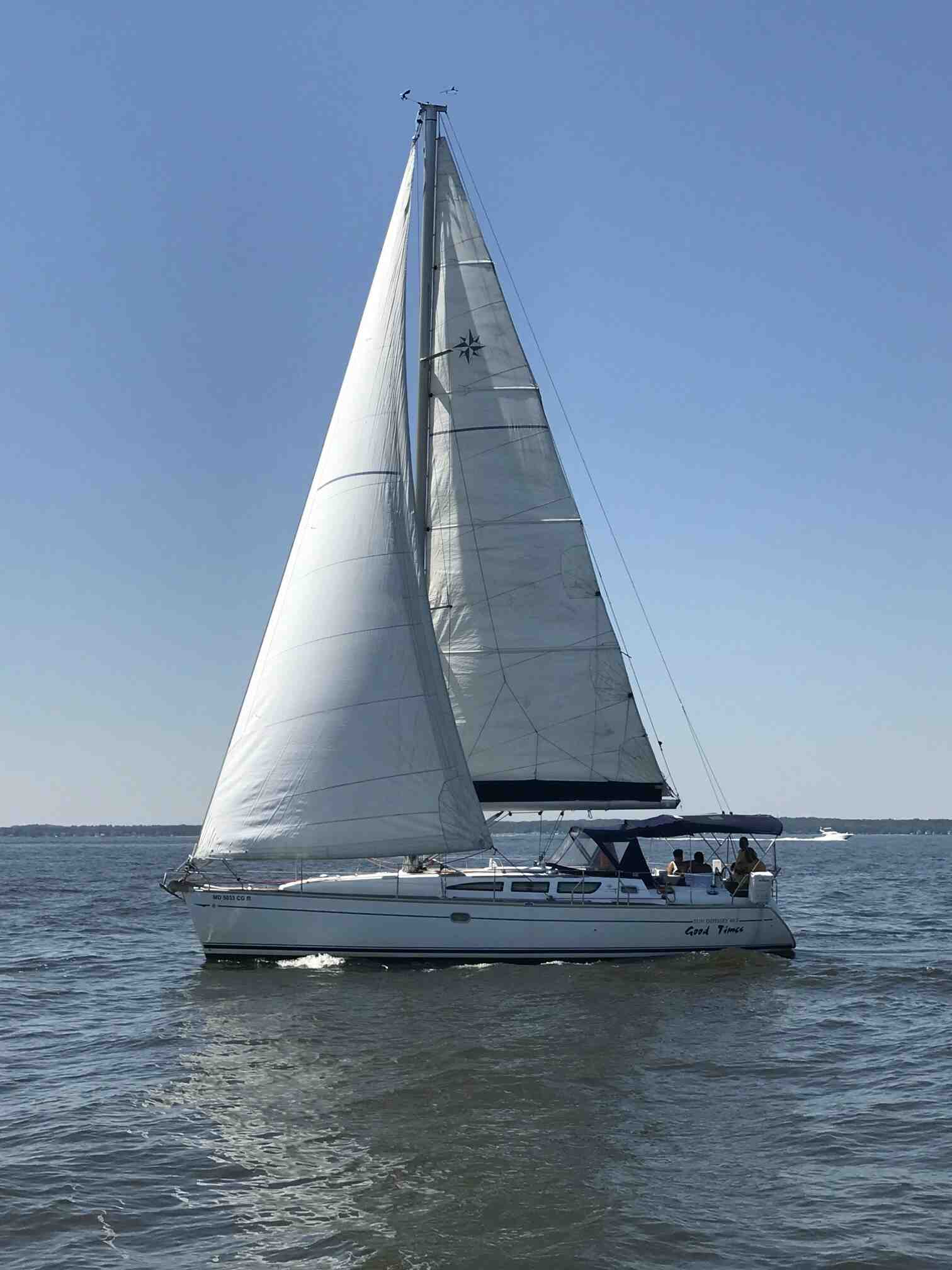 Cruise Chesapeake Bay boat rentals Maryland Pasadena Maryland  Jeanneau Sun Odyssey 40.3 2005 40 