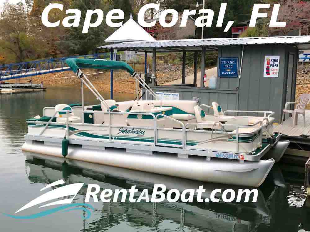 Riley’s Raft boat rentals Florida CAPE CORAL Florida  Sweetwater Pontoon  22 