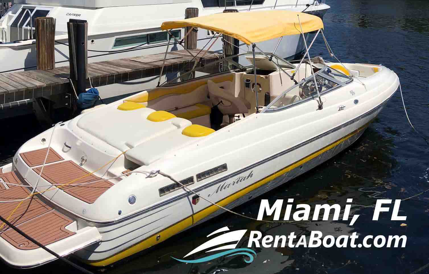 miami boat rental  boat rentals Florida HALLANDALE Florida  Mariah SX 25 2006 25 