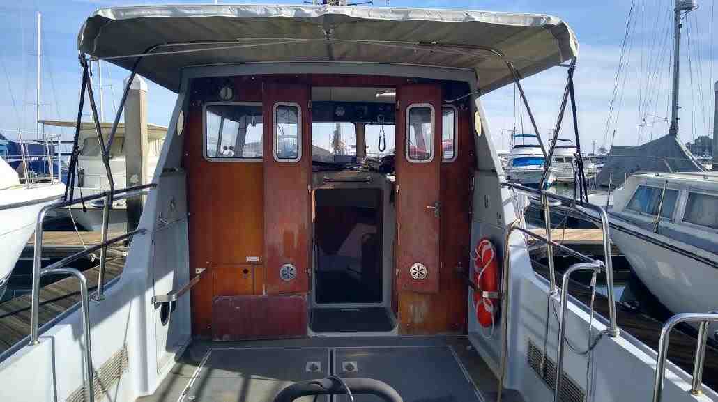 Back_Deck boat rentals California SAN JOSE California  Storebro Work Boat 34 1991 34 