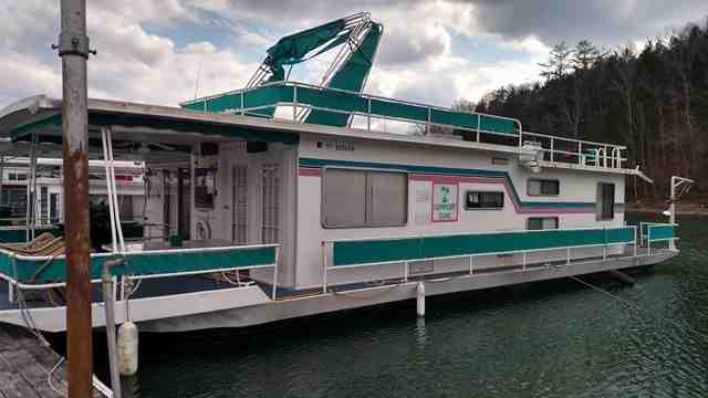 Houseboat boat rentals Tennessee Dandridge Tennessee  Jamestowner  1984 60 Feet 