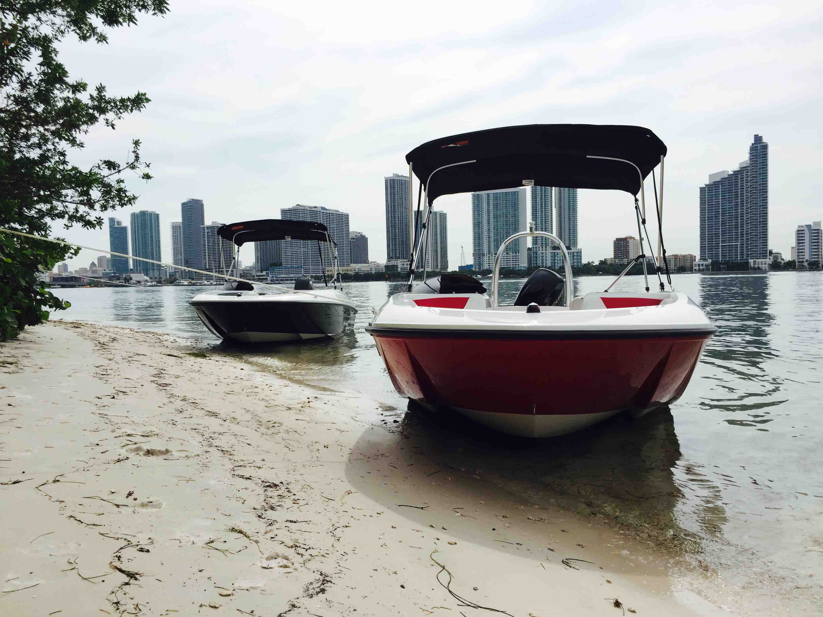 E16 black boat rentals Florida Miami Florida  Bayliner e16 2015 16 