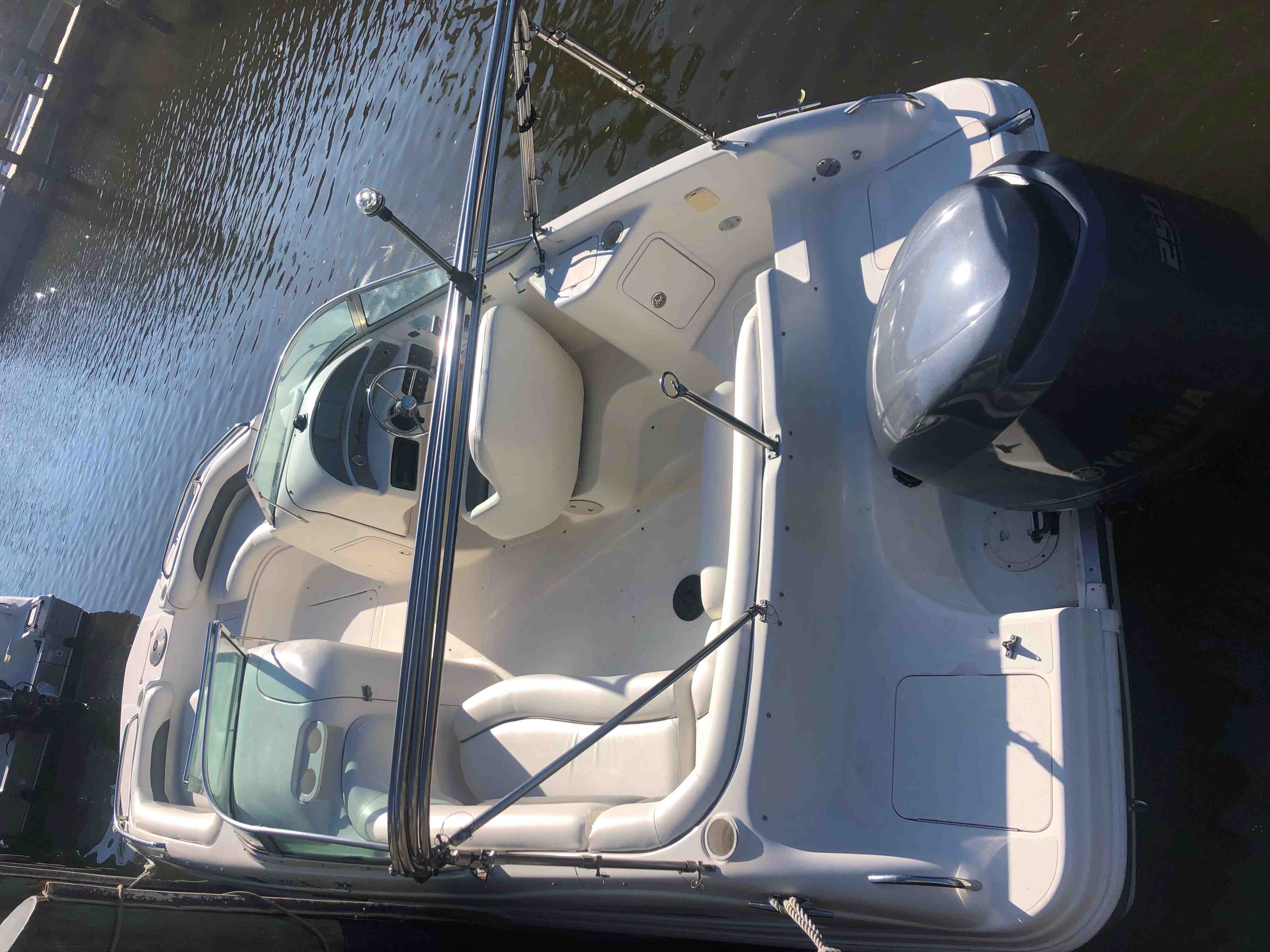 rear view boat rentals Florida NAPLES Florida  Hurrican 217 2004 21 