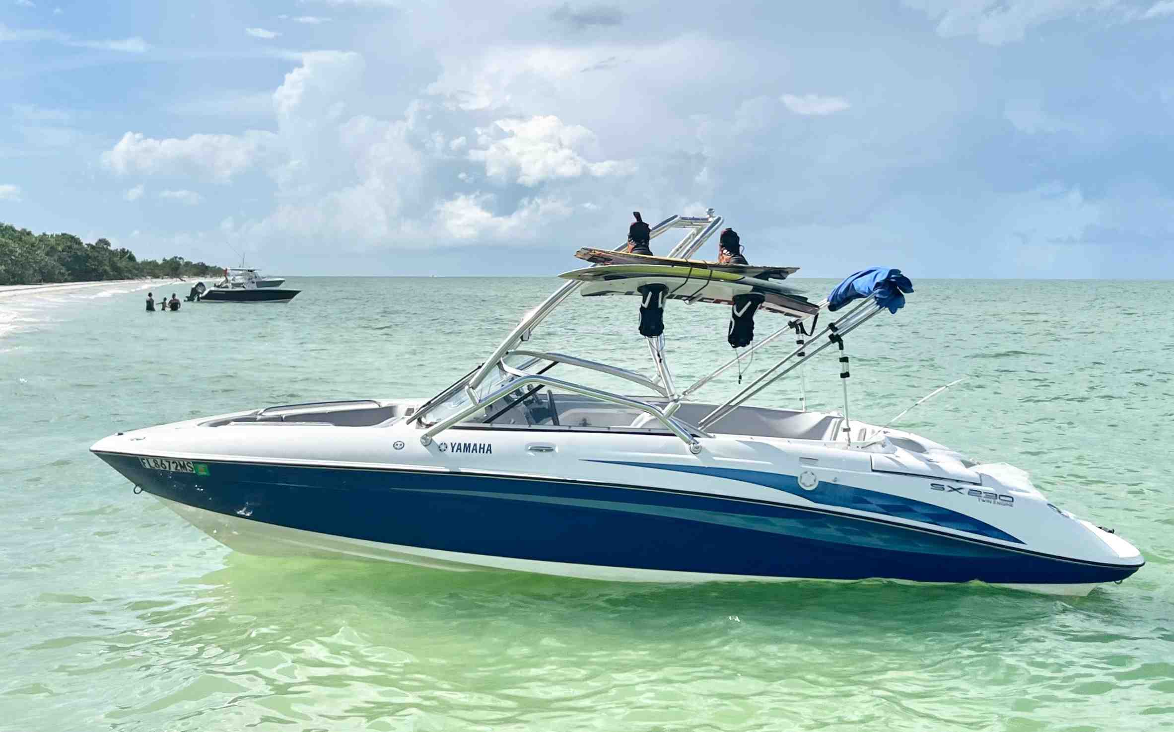 23 Ft. Ridiculously Fun Wakeboard Boat boat rentals Florida Naples Florida  Yamaha SX230 2005 23 