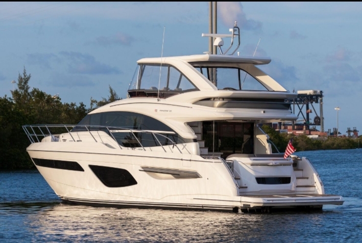 Leonard Fernandez boat rentals Florida Miami Florida  Princess F55 2020 55 