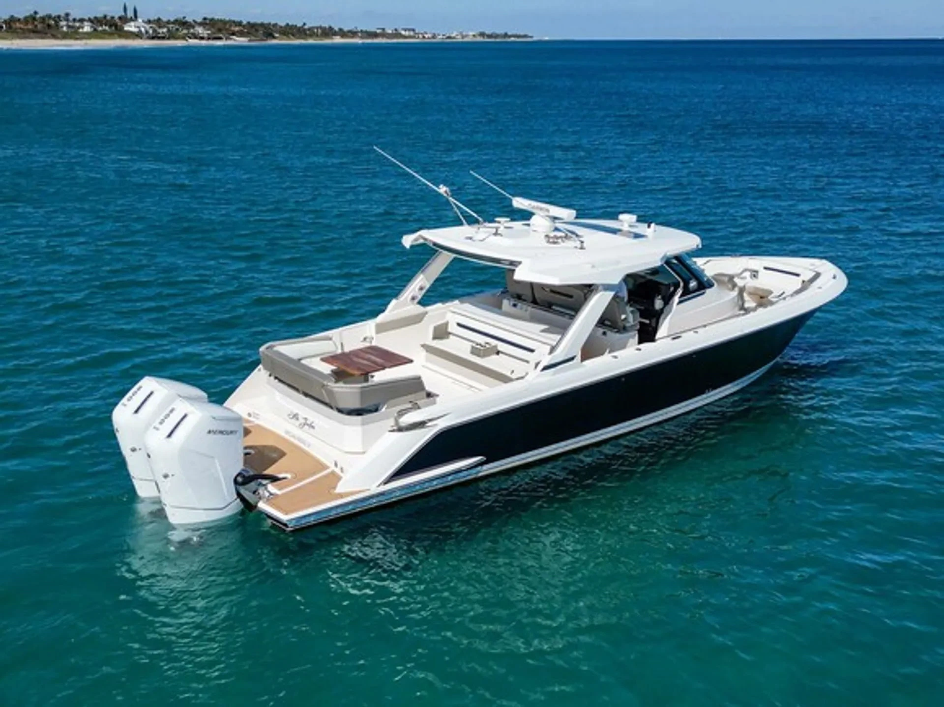 boat sitting in crystal clear water boat rentals Florida WEST PALM BEACH Florida  TIARA 43LS Open 2024 43 