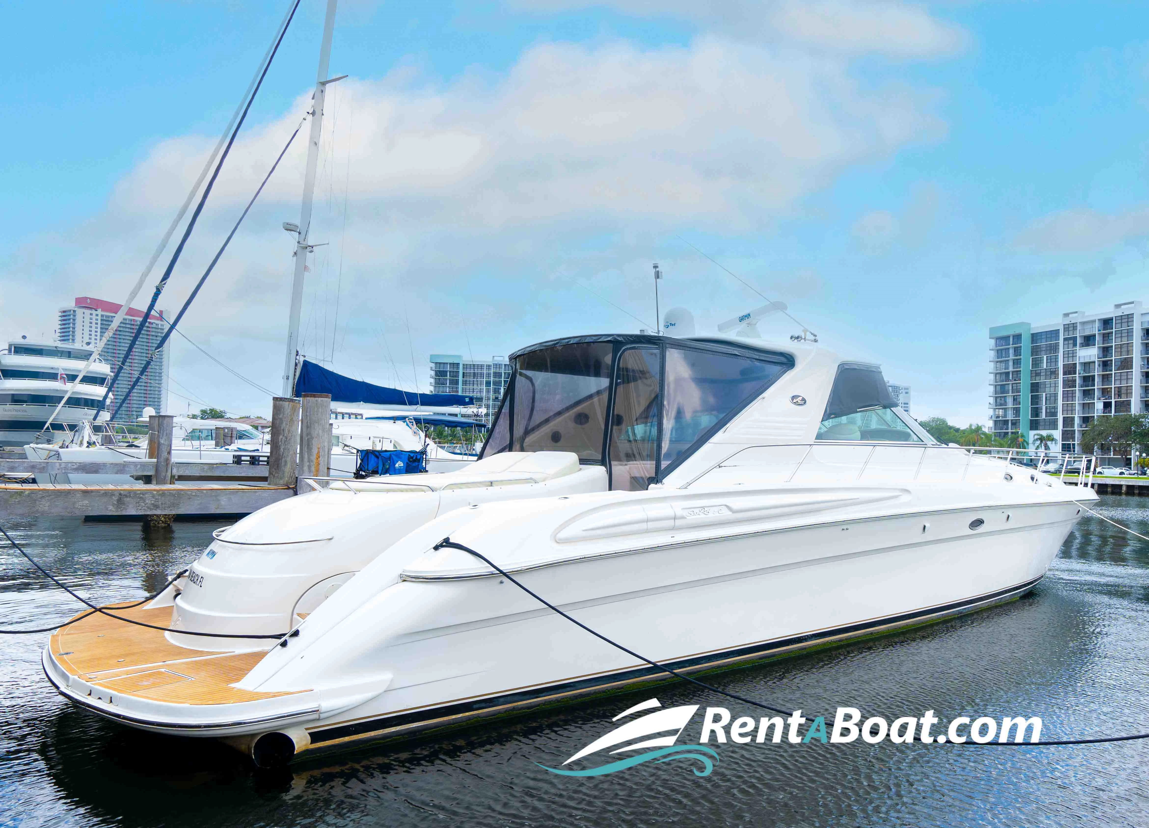 60 FOOT SEARAY boat rentals Florida Miami Florida  SEARAY Supersunsport 1997 60 