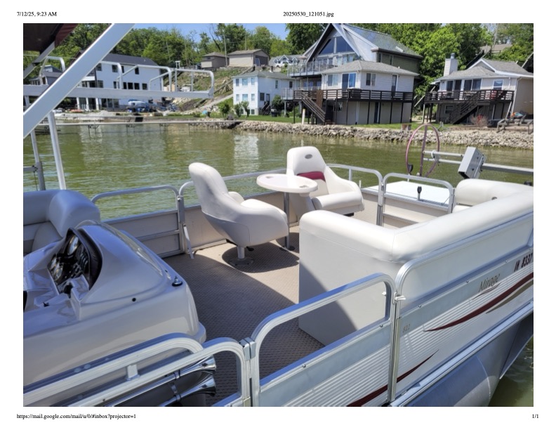  boat rentals Indiana CEDAR LAKE Indiana  Sylvan 822 Crusier 2004 22 