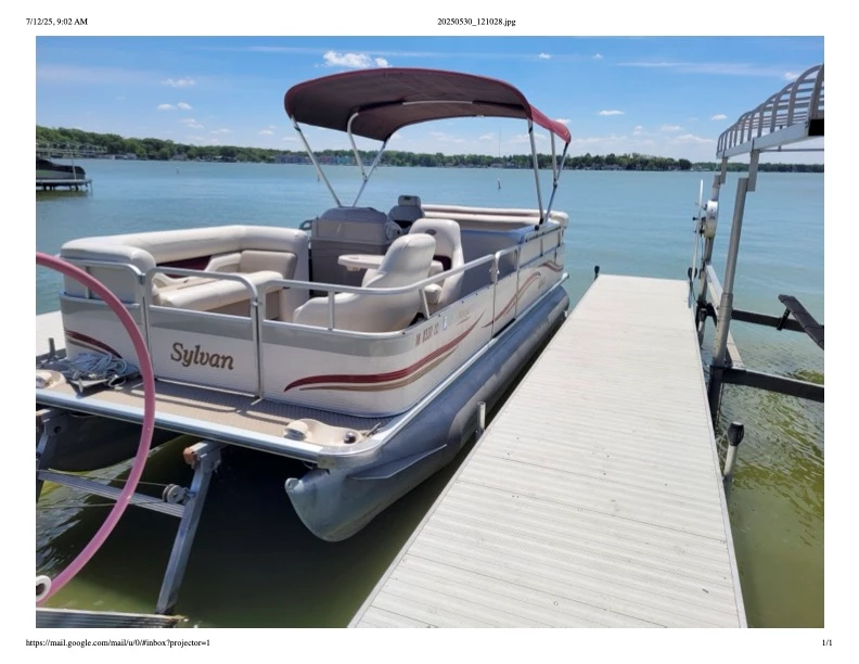  boat rentals Indiana CEDAR LAKE Indiana  Sylvan 822 Crusier 2004 22 