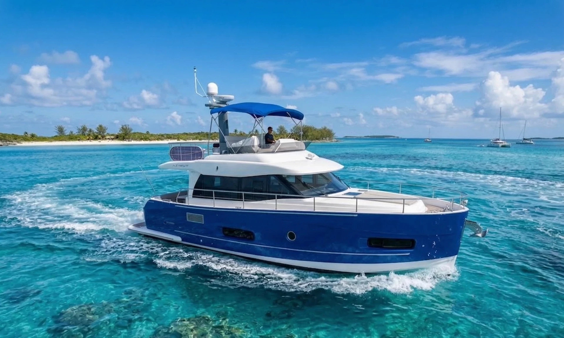   boat rentals Florida MIAMI BEACH Florida  Azimut Magellano 43 Flybridge 2014 45 