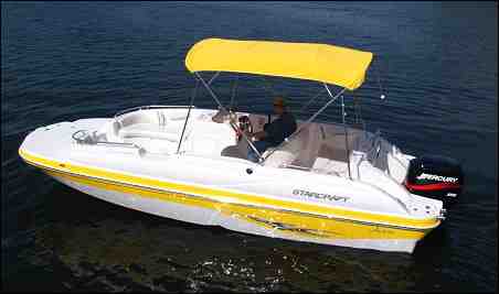  boat rentals Florida Sarasota Florida intracoastal Starcraft Deckboat  19 Feet 