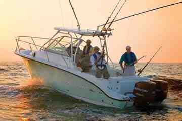 Fishing boat rentals Florida cocoa beach Florida port canaveral Trophy 2502 walkaround 2008 25 Feet 