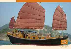 Saffron boat rentals  Aberdeen  Hong Kong Harbour Hong Kong Teak Junk 0 54 Feet 