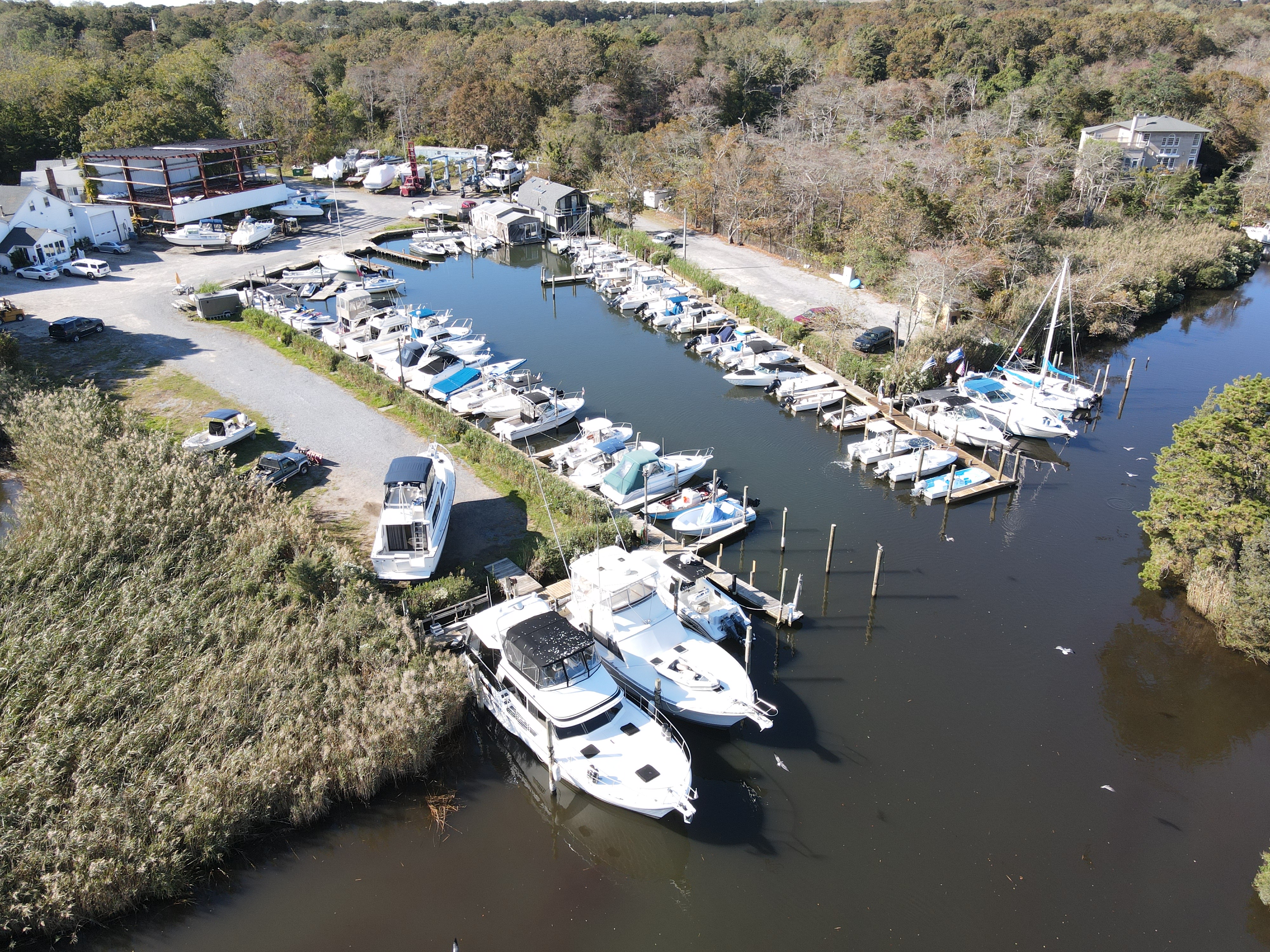 Beaver Dam Boat Basin aerial view